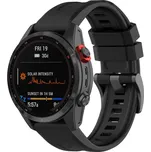 Jednobarevný QuickFit řemínek pro Garmin 20mm - Černý GRM-GS04-01