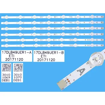 LED páska LED podsvit 460mm sada Vestel 17DLB49UER1 celkem 6 pásků / D-LED backlight 30101069 + 30101070