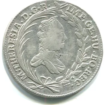 Marie Teresie. 20 Kreuzer 1765. Wien. Ag.