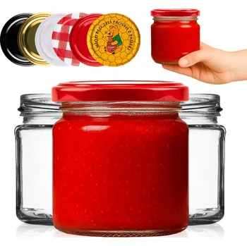 Sklenice Sklenice s víčkem Superbutelki prům. 66 mm 10 ks