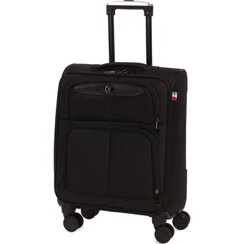 Kabinový kufr BERTOO Bolzano pro Ryanair- černý 42 l, 55x40x20 cm, S