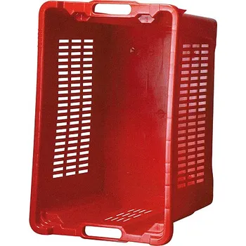 Přepravka na jídlo Přepravka ICS M401000 přepravka na ovoce, perforované stěny, červená 40 litrů