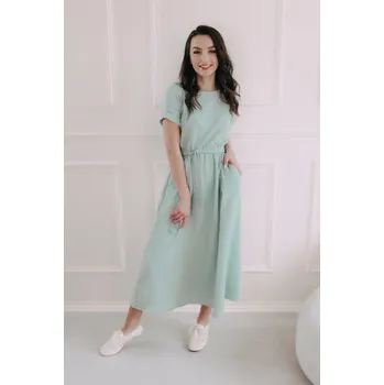 Dámské šaty Šaty Boho Mousseline Mint, S/M