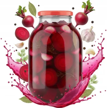 Sklenice SKLENĚNÁ ZAVAŘOVACÍ SKLENICE 3L SKLENICE NA ZAVAŘENINY LIKÉRY MED