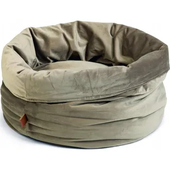 Pelíšek pro psa Pro kočky Pelíšek - Samet - Šedý - 45x45x35 cm