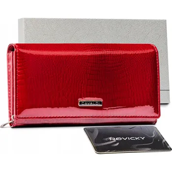 Peněženka 4U Cavaldi peněženka z pravé kůže červená - dámská
