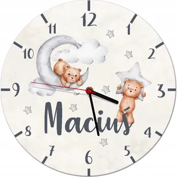 Hodiny Nástěnné hodiny Naklejkomania, vícebarevné, 30 cm