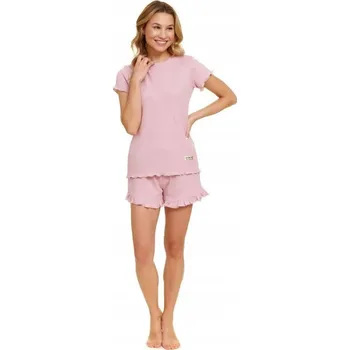 Dámské pyžamo Doctor Nap dámské pyžamo bavlna růžové velikost S