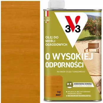 Olej na dřevo Olej na nábytek Dub 0,5 l V33