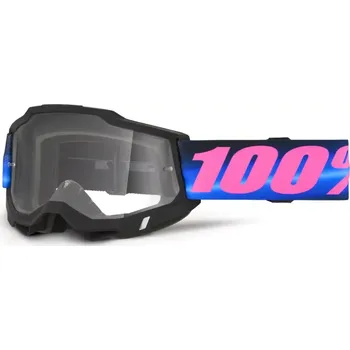 Motocyklové brýle Motokrosové brýle 100% ACCURI 2 SUPERDOME s čirým objektivem 50013-10064 (Motokrosové a enduro brýle s čirým objektivem)