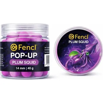 Fencl Boilies Pop Up Plum Squid - 14mm 40g