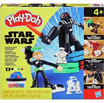 Modelovací hmota Hasbro Play-Doh Sada šavlí Star Wars BUILD & SLICE