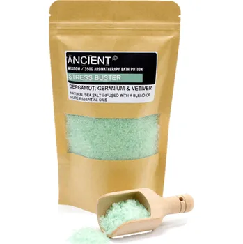 Koupelová sůl AWG Aromaterapeutická sůl do koupele ZKLIDNĚNÍ (ANTISTRES) balení: 250 g