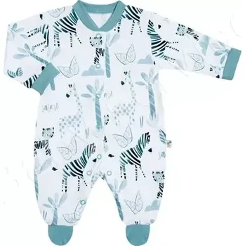 Overal bavlna Safari Baby Service tyrkysový velikost 74