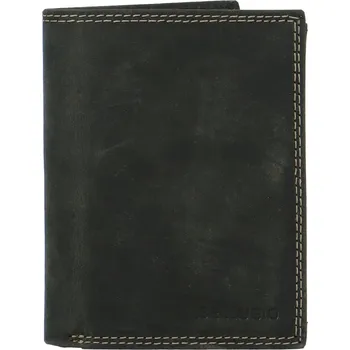 Peněženka Pánská kožená peněženka černá - Bellugio Heliodor černá
