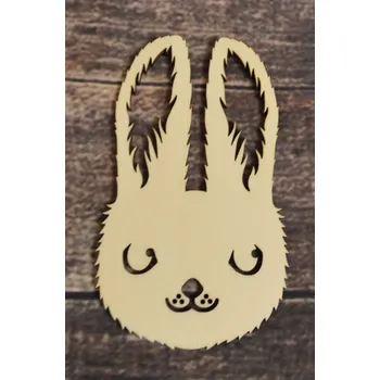 Velikonoční dekorace Hlava zajíčka Barva: přírodní, Varianta: 2, velikost: 10 cm