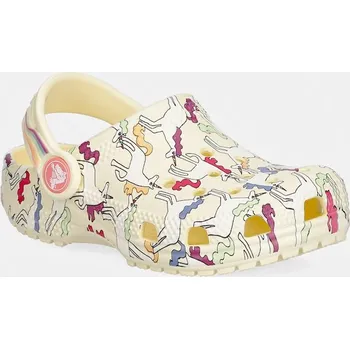 Dámská obuv Dětské pantofle Crocs CLASSSIC UNICORN GRAPHIC CLOG T 212515.CROCS.CLASSSIC.U žlutá 10X, EUR 27/28