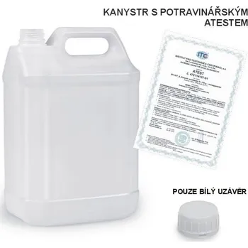 Kanystr Kanystr 5L BEMA osmiboký 170g transparentní CENA KANYSTRU BEZ UZÁVĚRU - uzávěry objednávejte v sekci související zboží