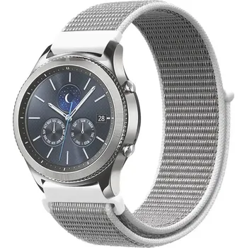 Řemínek na hodinky Enem Nylonový rychloupínací řemínek 18mm - Bílý IR-AWGW-0384