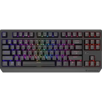 Klávesnice GENESIS herní klávesnice THOR 230/TKL/RGB/Outemu Silent Lemon/Bezdrátová USB + Bluetooth/US layout/Č