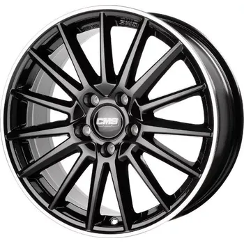 Alu kolo Alu kola CMS C23, 19x8 5x112 ET45, černá + leštěný límec vhodné pro Audi Q2, Audi Q4 e-tron, Cupra Ateca, Cupra Tavascan, Seat Ateca, Škoda Enyaq, Škoda Karoq, Škoda Octavia IV, VW ID.4, VW
