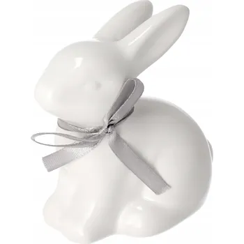 Velikonoční dekorace KERAMICKÝ ZAJÍC VELIKONOČNÍ KRÁLÍK FIGURKA VELIKONOČNÍ DEKORACE DO DOMU