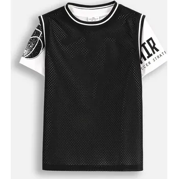 Chlapecké tričko Chlapecké barevné tričko s krátkým rukávem, velikost 152 Coccodrillo WC5