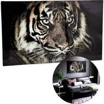 Obraz Skleněná nástěnná dekorace tygr 57x35 cm