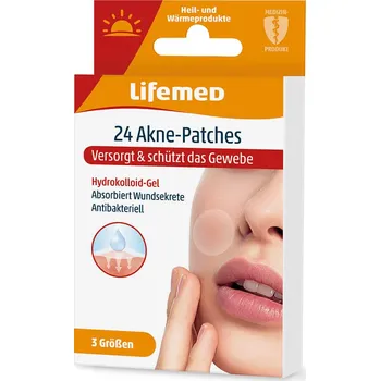 Náplast LIFEMED Náplasti na akné 3 velikosti 24 ks