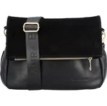 Laura Biaggi Dámská crossbody kabelka s klopou, LB Aleta, černá