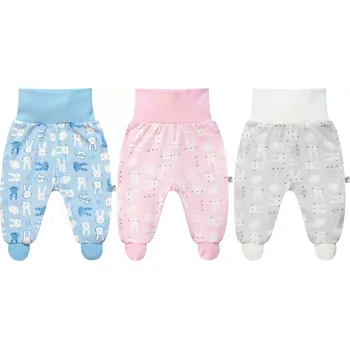 Dupačky Bavlněné polodupačky Zajíci Baby Service růžová velikost 74