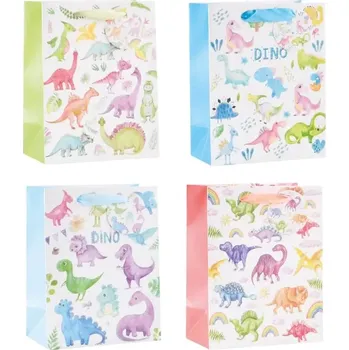 Volný čas Dárková taška Dinosauři s glitry