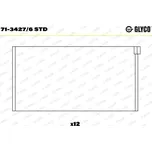 Ojniční ložisko GLYCO 71-3427/6 STD