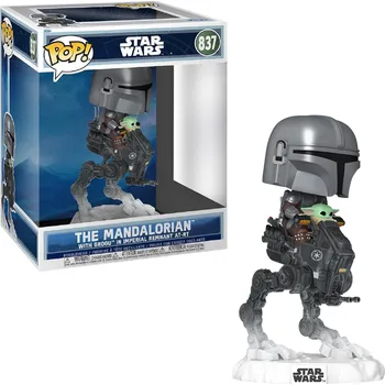 Figurka Funko POP! 837 Star Wars - The Mandalorian With Grogu In Imperial Remnant AT-RT