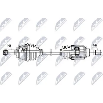 Poloosa kola Hnací hřídel - poloosa NTY NPW-BM-203
