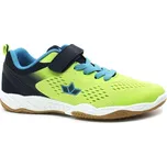 LICO KEY VS 366442 lemon/marine/blau, juniorské tenisky vel.40 (Chlapecké sportovní tenisky na suchý zip a pružné tkaničky)