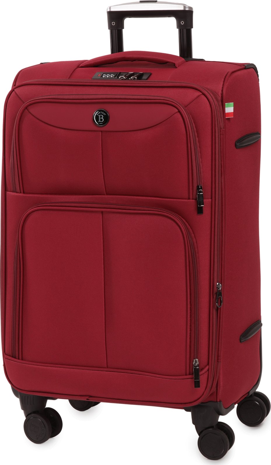 Cestovní kufr BERTOO Bolzano - červený 72 l, 68x41x27 cm, L