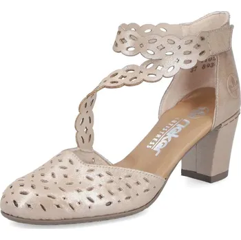 Dámská obuv Dámské sandály RIEKER 41055-62 béžová S6 37