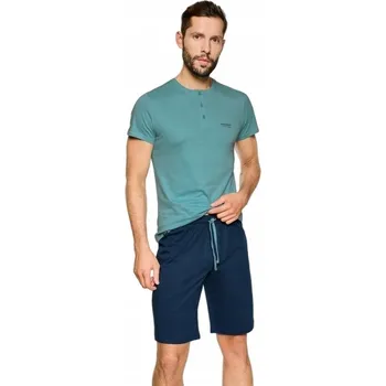 Henderson pánské pyžamo Henderson 39744 Pace s krátkým rukávem, velikost M