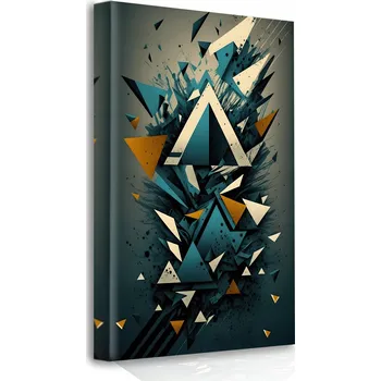 Obraz OBRAZ NA PLÁTNĚ NA ZEĎ Abstrakce 3D 50x70 cm