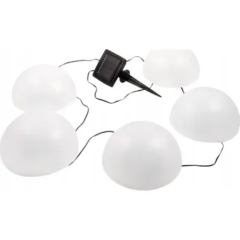 Venkovní osvětlení Solární zahradní lampa LED Koule solární zápichy Polokoule RGB