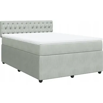 Postel Jednolůžková dřevěná postel VidaXL 140x190 cm bílá