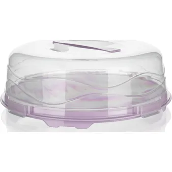 Podnos s víkem 33,5cm Candy lila plast