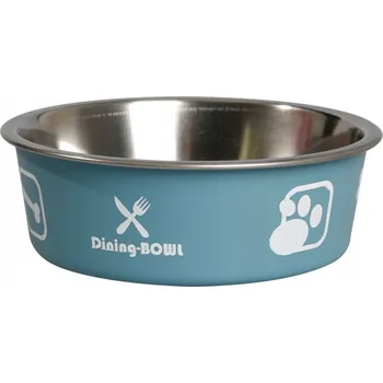 Miska pro psa Jedna kovová miska Karlie modrá 0,45 l