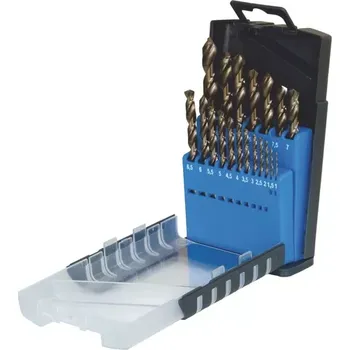 Vrták Sada OREN - vybrušované vrtáky HSS-Co. DIN 338, 19dílná (G)