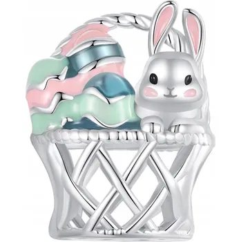 Přívěsek Korálek Přívěsek Košíček Velikonoční Stříbro 925 Korálky Trusky