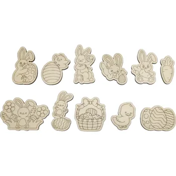 Velikonoční dekorace Jarní ozdoby - 11 kusů