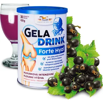 Orling Geladrink Forte Hyal nápoj 420 g, černý rybíz