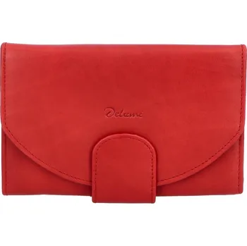 Peněženka Kožená peněženka červená - Delami Esperanza červená