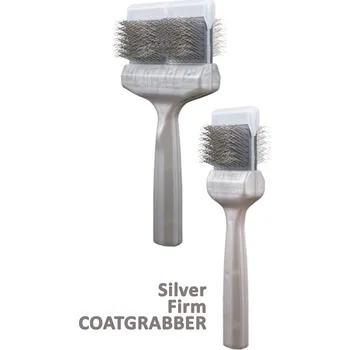 Péče o srst a drápky Kartáč ActiVet Undercoating Dog Grooming Brush – Silver Firm Coatgrabber by ActiVet® Velikost: malý